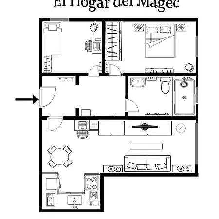 公寓 El Hogar Del Magec
